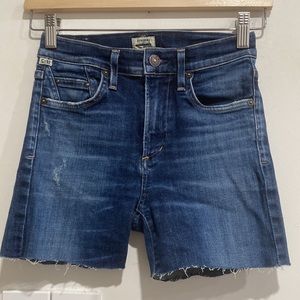 Citizens of Humanity Premium Vintage Rocket High Rise Skinny Denim Shorts 24